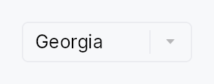 FontPicker preview
