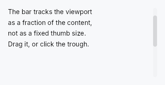 ScrollBar preview
