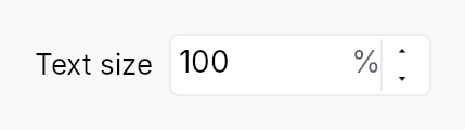 TextScaleControl preview